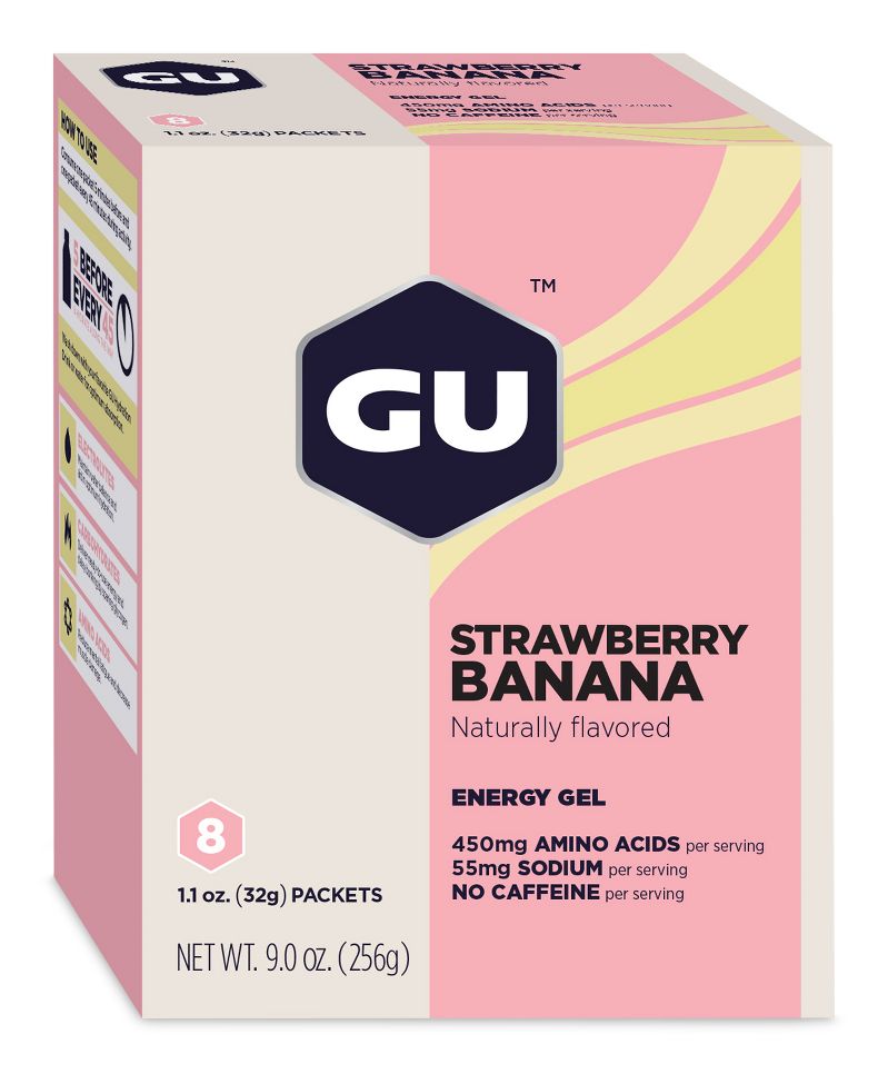 GU Energy Gel 8 pack Nutrition