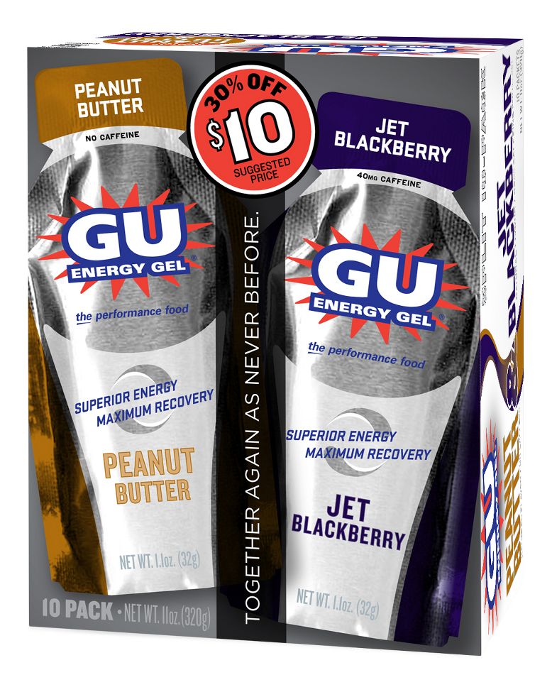 GU Energy Gel Split 10 pack Nutrition