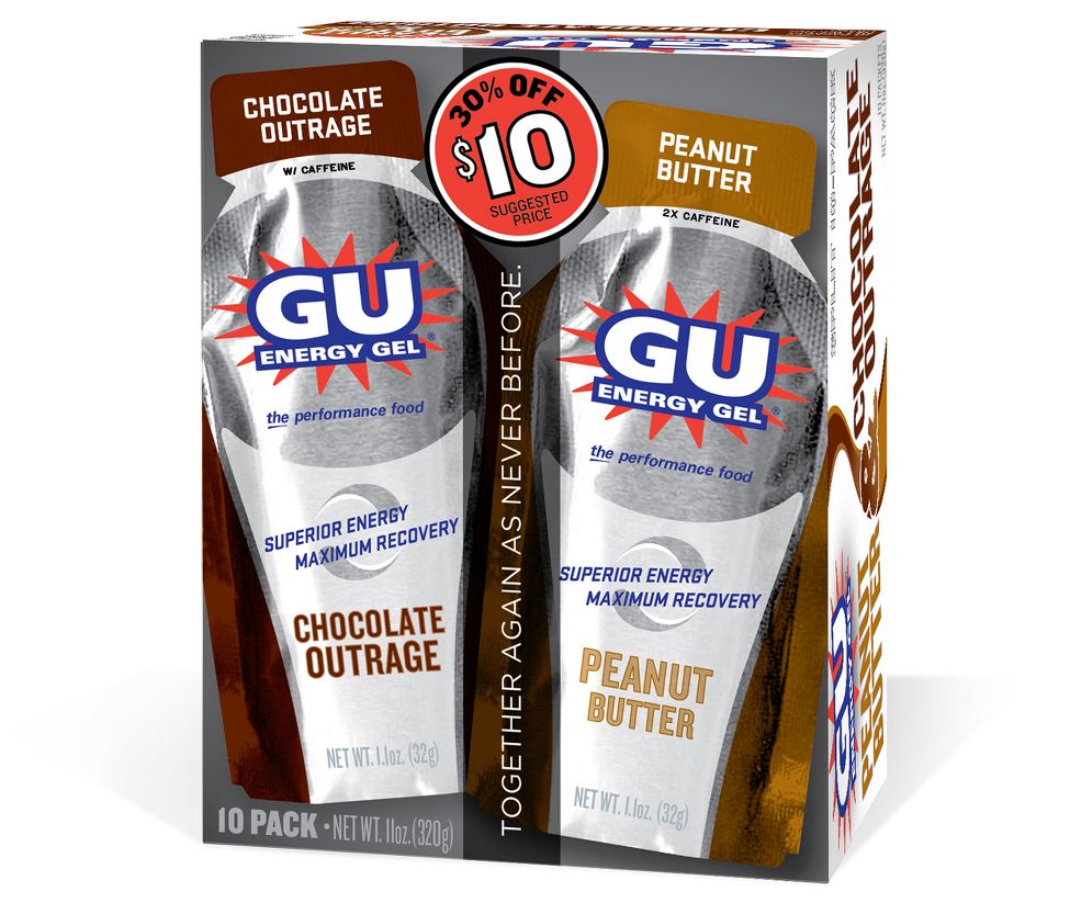 GU Energy Gel Split 10 pack Nutrition