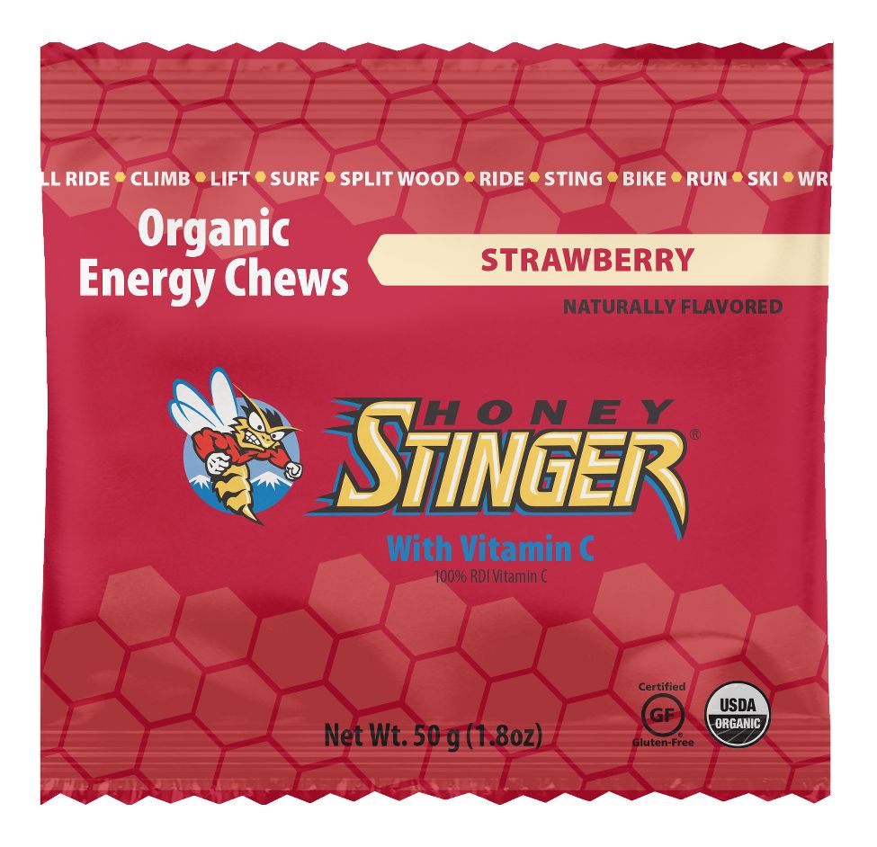 Honey Stinger Organic Energy Chews 12 pack Nutrition at Road Runner Sports