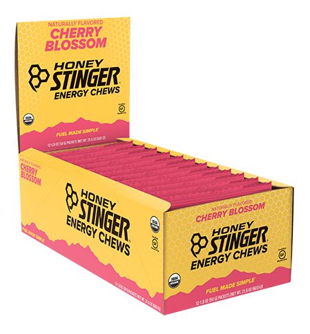 Honey Stinger Organic Energy Chews 12 pack Nutrition