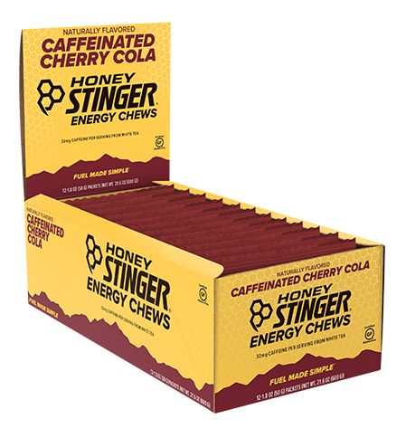 Honey Stinger Organic Energy Chews 12 pack Nutrition