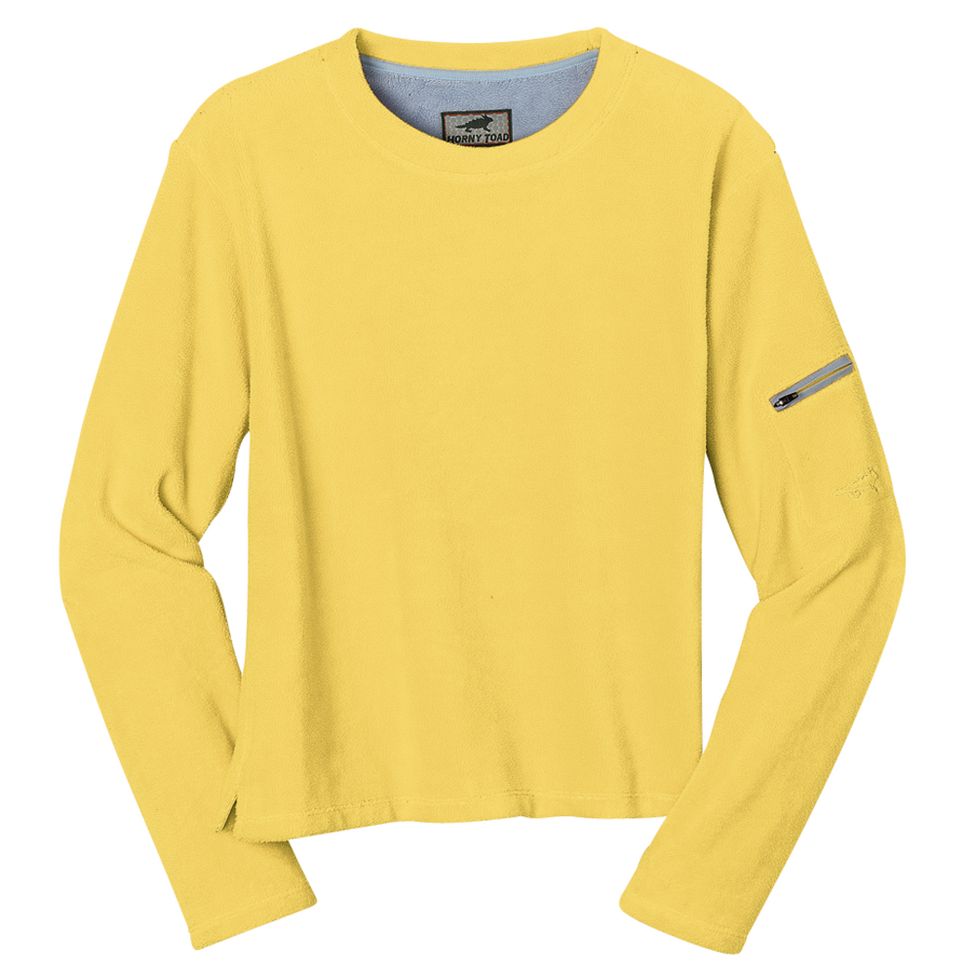 Womens Horny Toad Edina Fleece Long Sleeve No Zip Top