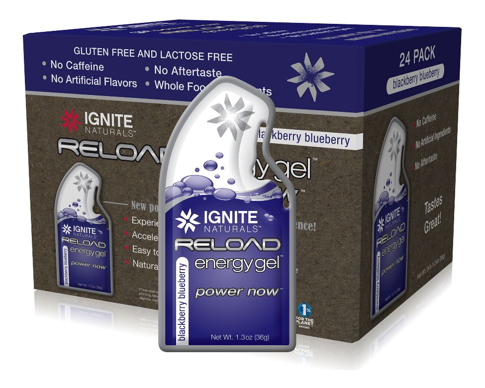 Ignite Naturals Reload Energy Gel 24 pk Nutrition