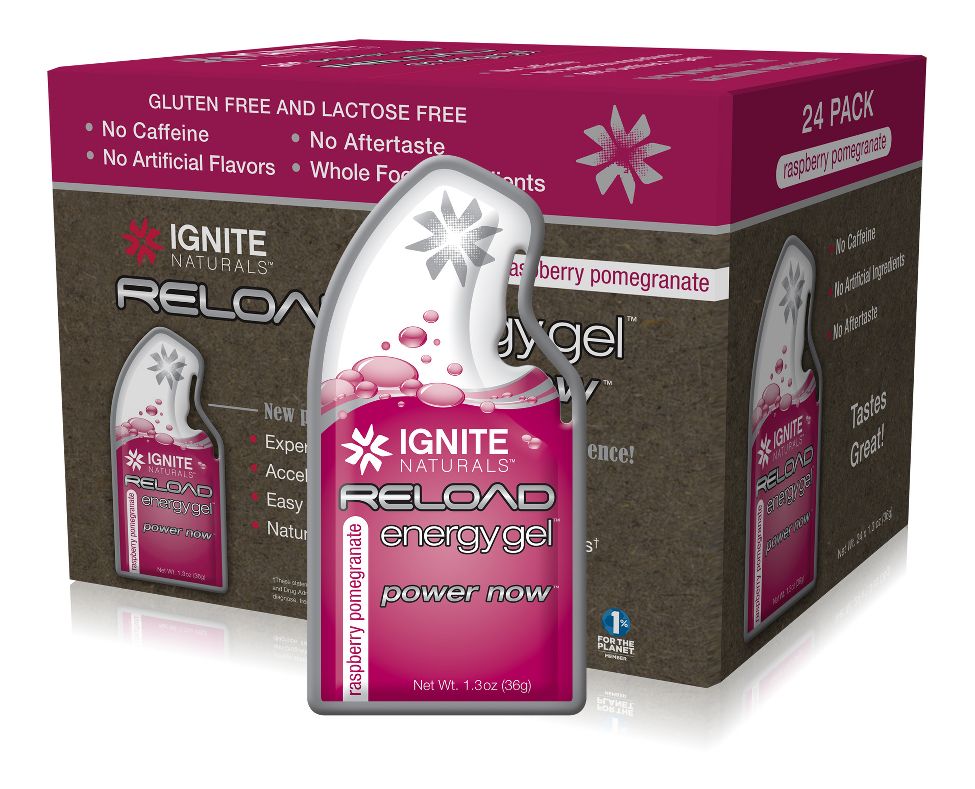 Ignite Naturals Reload Energy Gel 24 pk Nutrition