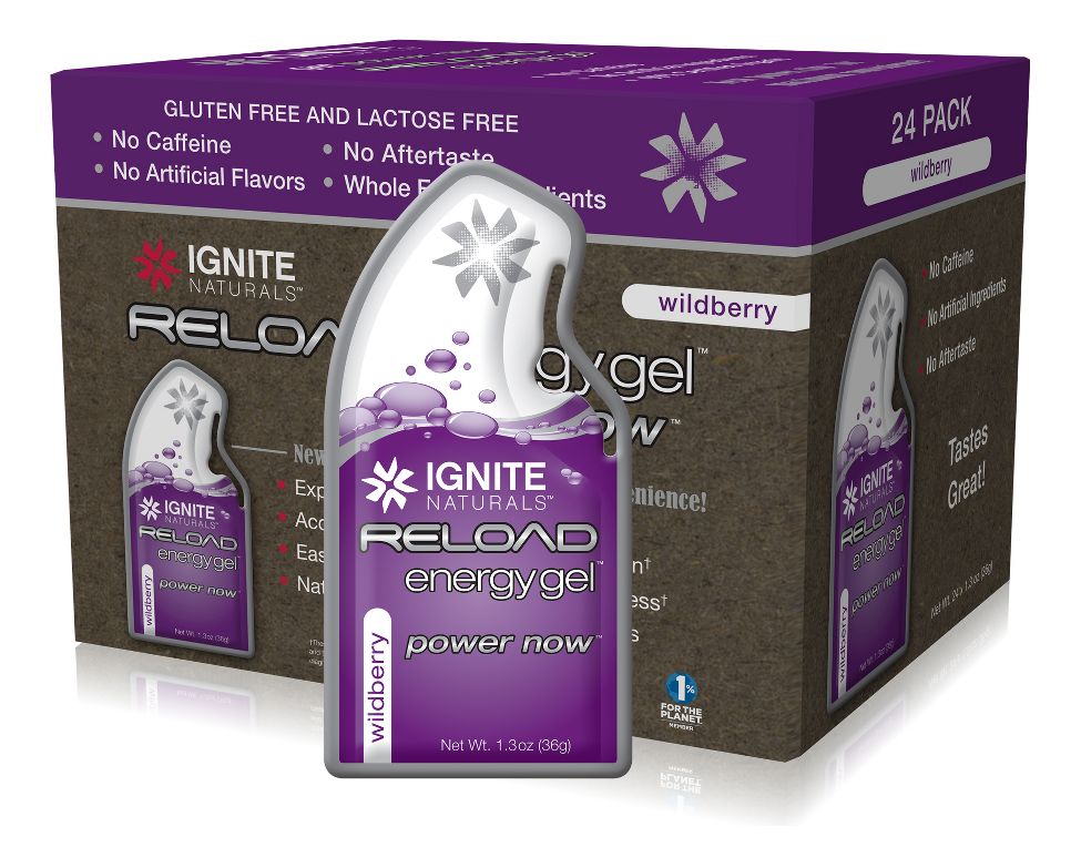 Ignite Naturals Reload Energy Gel 24 pk Nutrition