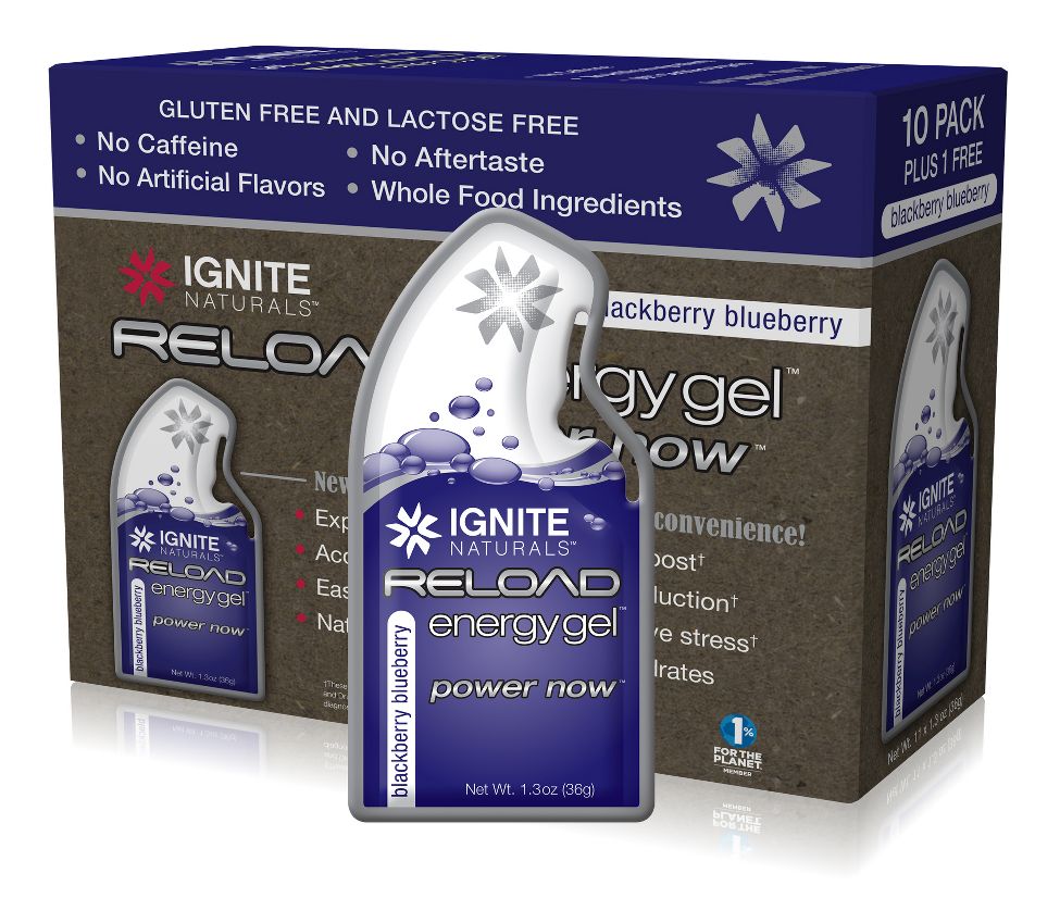 Ignite Naturals Reload Energy Gel 10 pk Nutrition