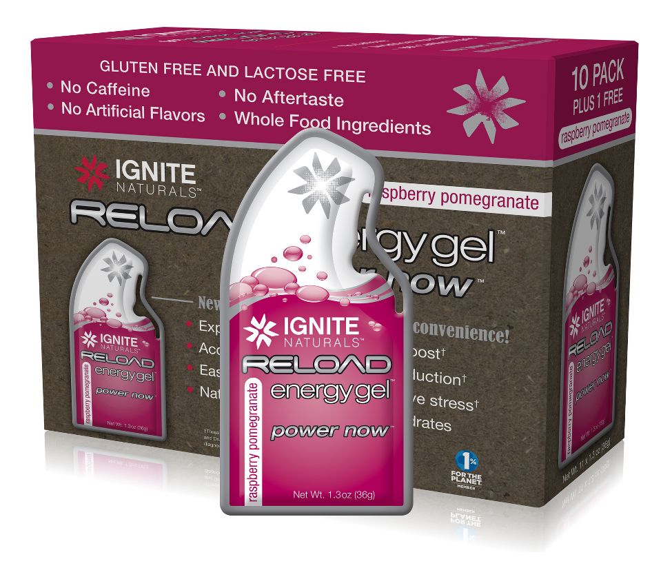 Ignite Naturals Reload Energy Gel 10 pk Nutrition