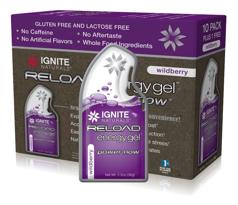 Ignite Naturals Reload Energy Gel 10 pk Nutrition