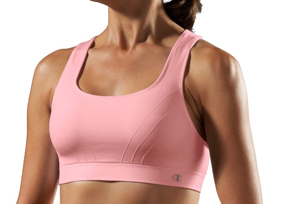 Womens Champion Shiny Seamless Sports Bra