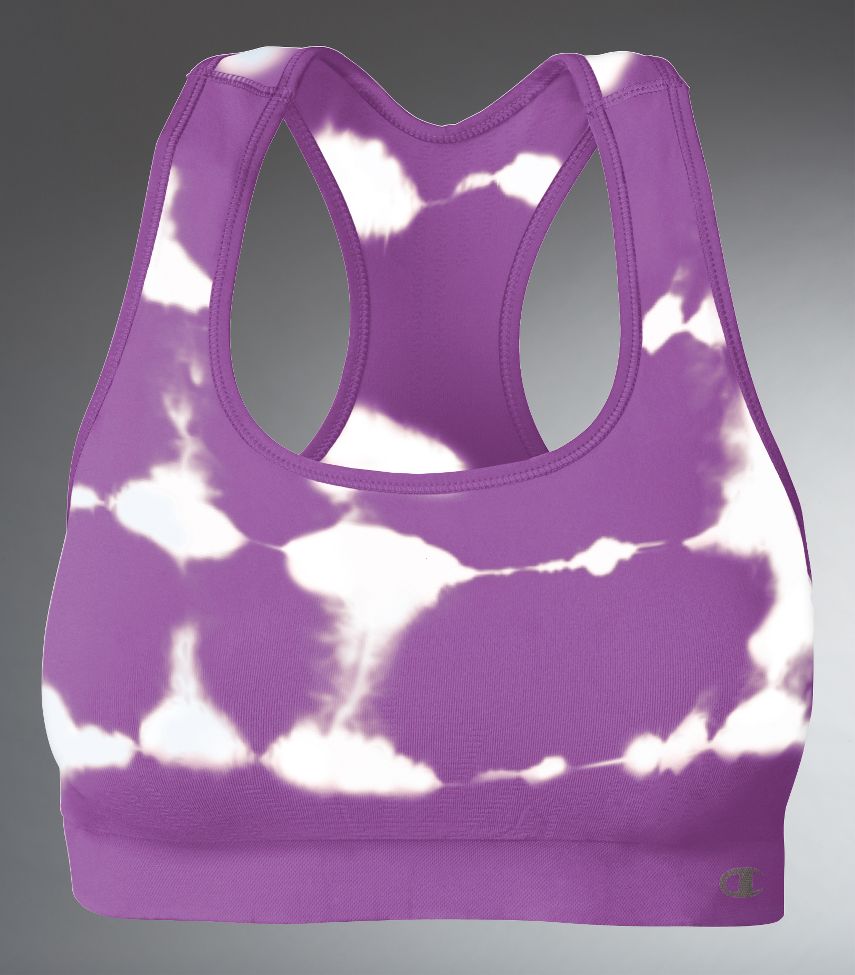 Womens Champion Seamless Tie Dye Sports Bra
