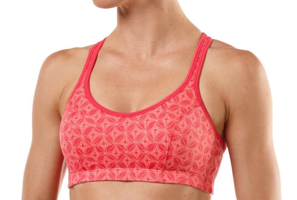 Womens Champion Printed Shape T Back Sports Bra