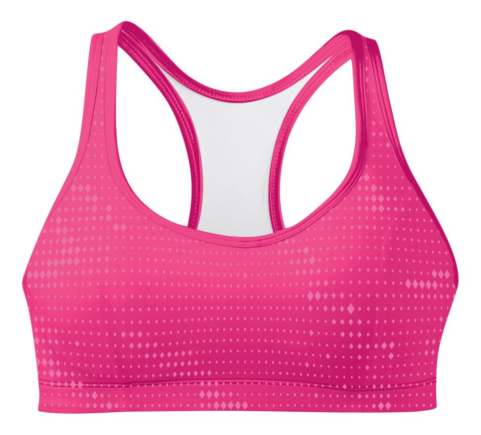 Womens Champion Printed Shape T Back Sports Bra