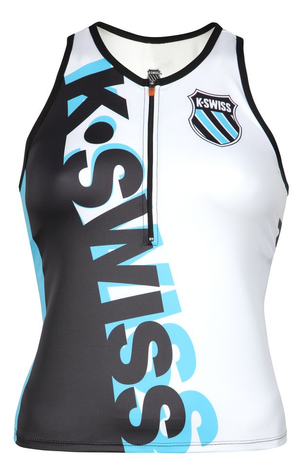 Womens K-Swiss Tri Top Tanks Technical Tops