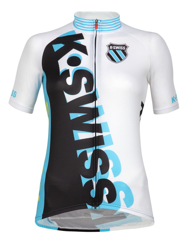 Womens K-Swiss Tri Jersey Short Sleeve Technical Tops