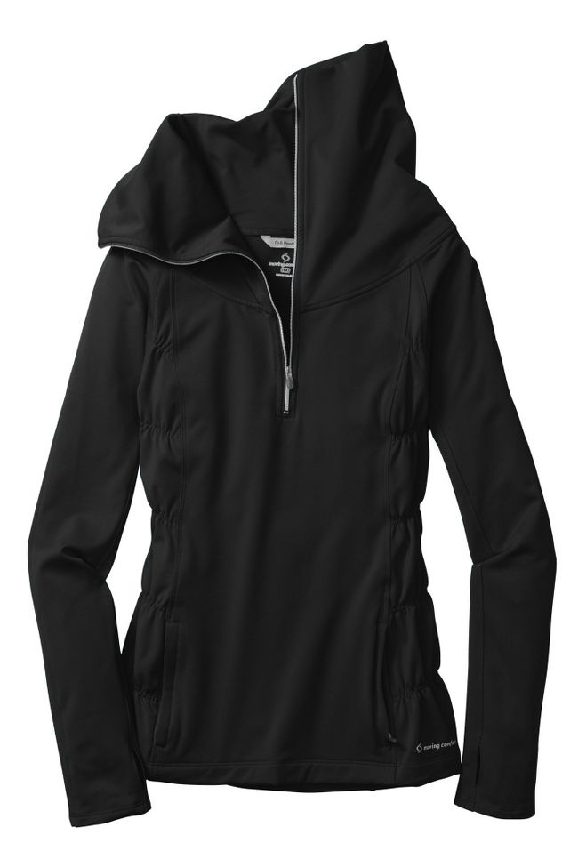 Womens Moving Comfort No Chill Long Sleeve 1/2 Zip Technical Tops