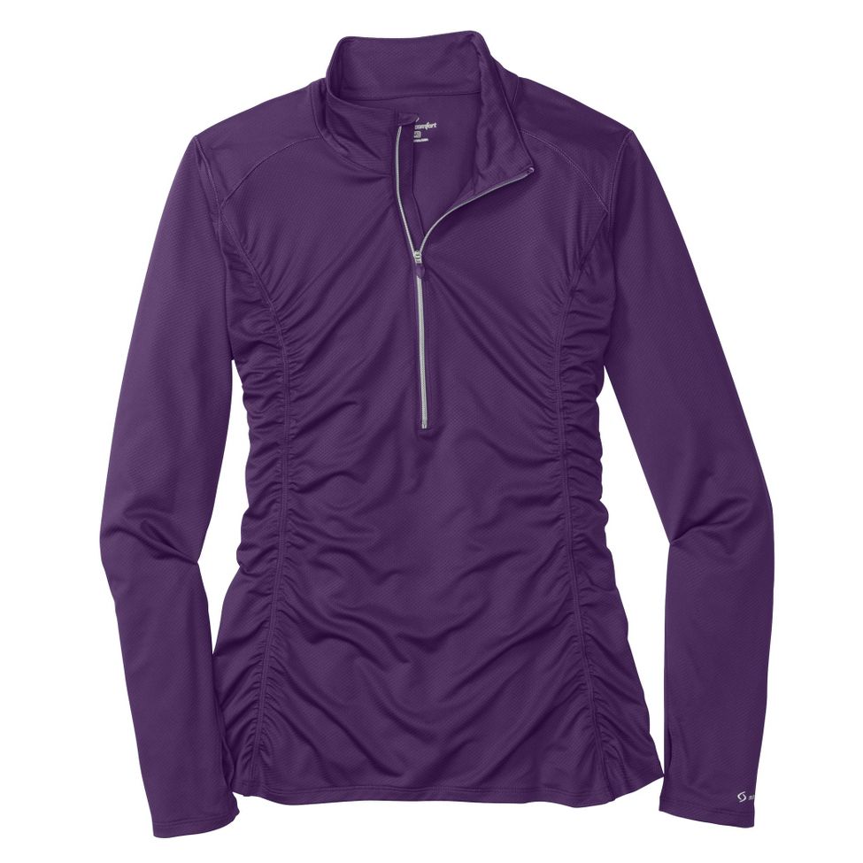 Womens Moving Comfort Sprint Long Sleeve 1/2 Zip Technical Tops