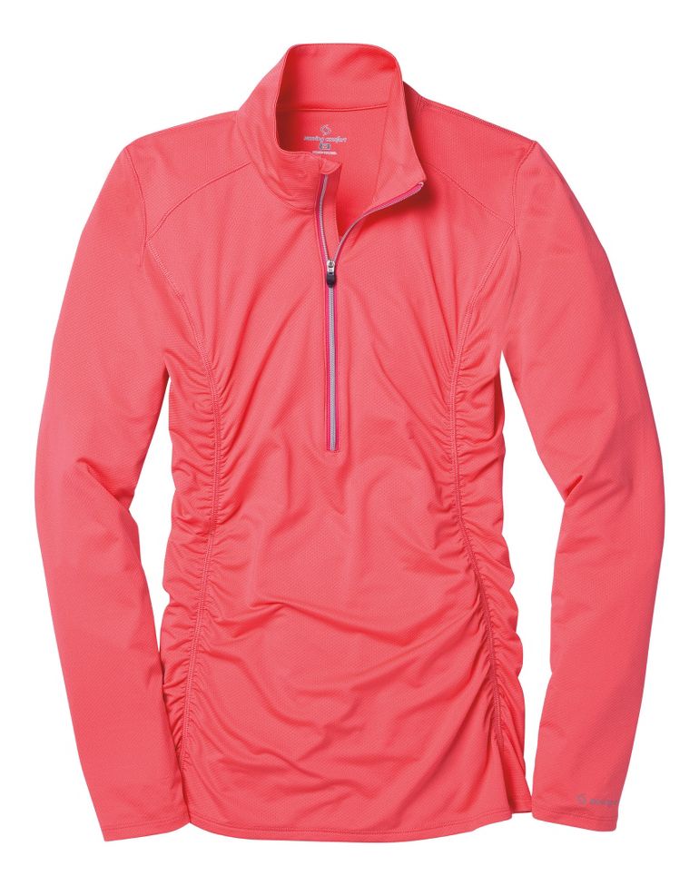 Womens Moving Comfort Sprint Long Sleeve 1/2 Zip Technical Tops