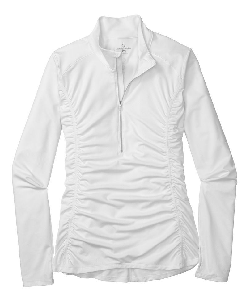 Womens Moving Comfort Sprint Long Sleeve 1/2 Zip Technical Tops