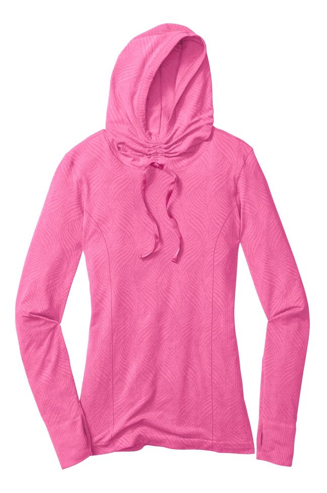 Womens Moving Comfort Flex Hoodie Long Sleeve No Zip Technical Tops