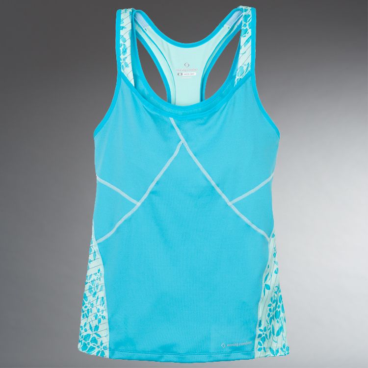 Womens Moving Comfort Distance Tank C/D Sport Top Bras