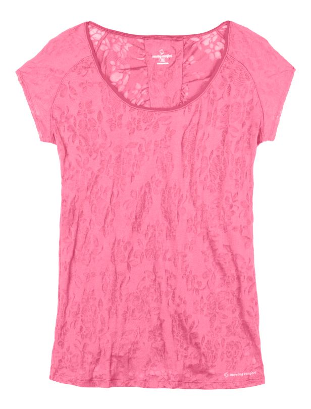 Womens Moving Comfort Lucky Tee Short Sleeve Technical Tops