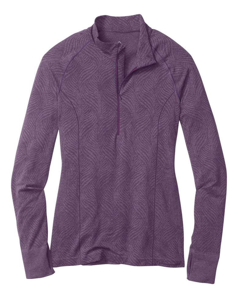 Womens Moving Comfort Flex 1/2 Zip Long Sleeve 1/2 Zip Technical Tops