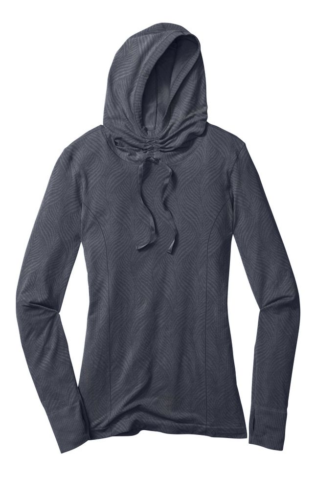 Womens Moving Comfort Flex Hoodie Long Sleeve No Zip Technical Tops