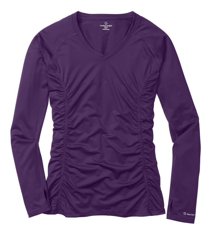 Womens Moving Comfort Sprint Long Sleeve Long Sleeve No Zip Technical Tops