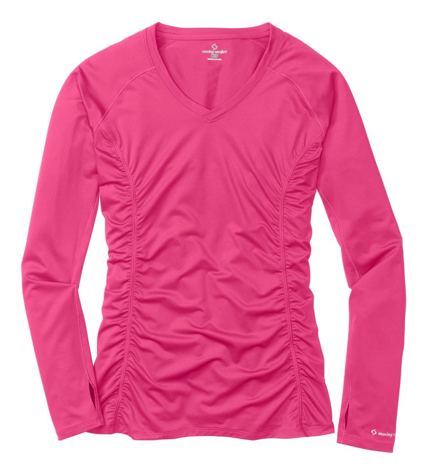 Womens Moving Comfort Sprint Long Sleeve Long Sleeve No Zip Technical Tops