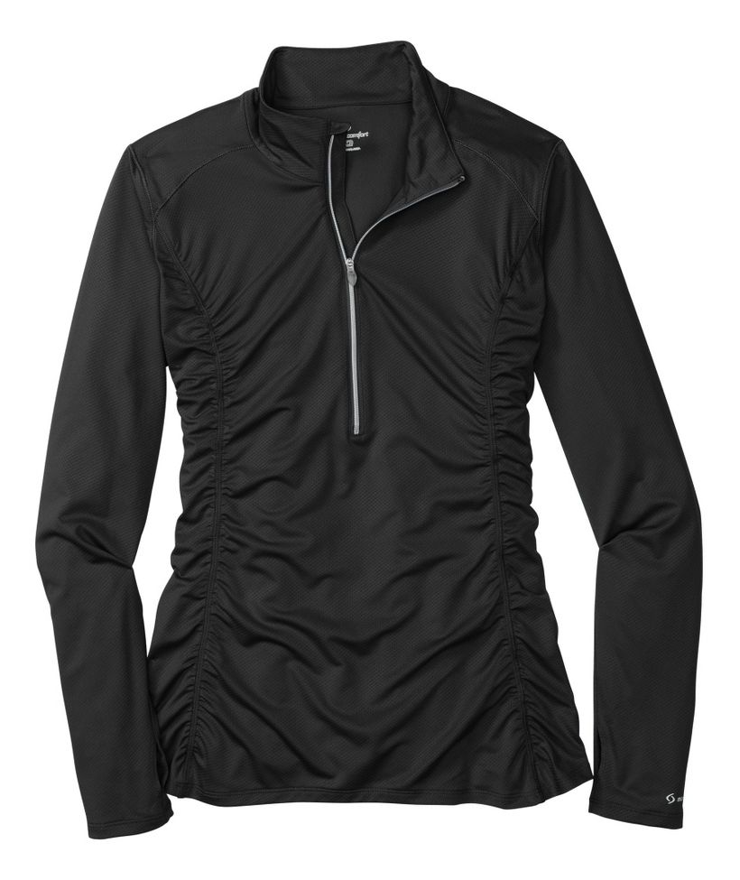 Womens Moving Comfort Sprint Long Sleeve 1/2 Zip Technical Tops
