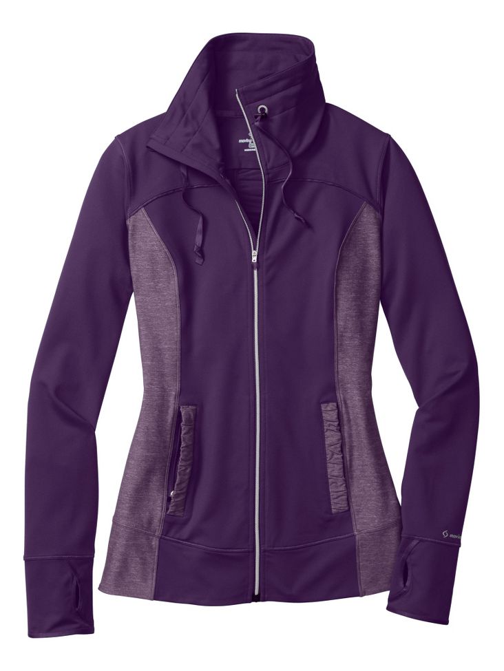 Womens Moving Comfort Foxie Full Zip Running Jackets