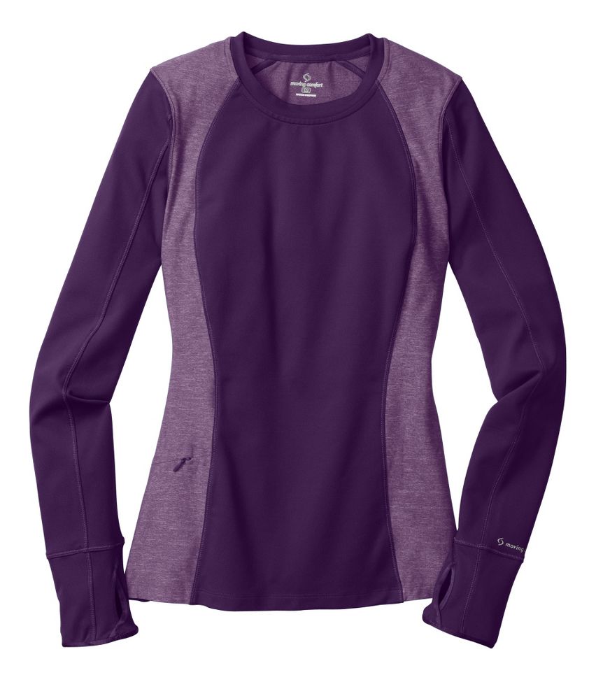 Womens Moving Comfort Foxie Long Sleeve Long Sleeve No Zip Technical Tops