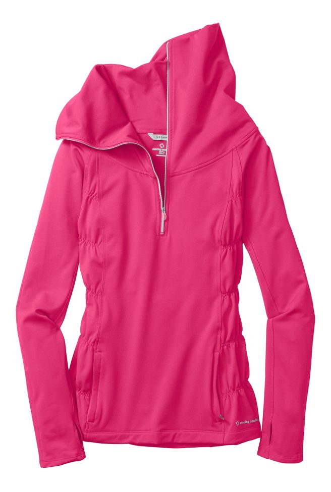 Womens Moving Comfort NoChill Long Sleeve 1/2 Zip Technical Tops