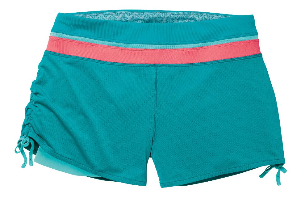 Womens Moving Comfort Flow Mesh 2-in-1 Shorts