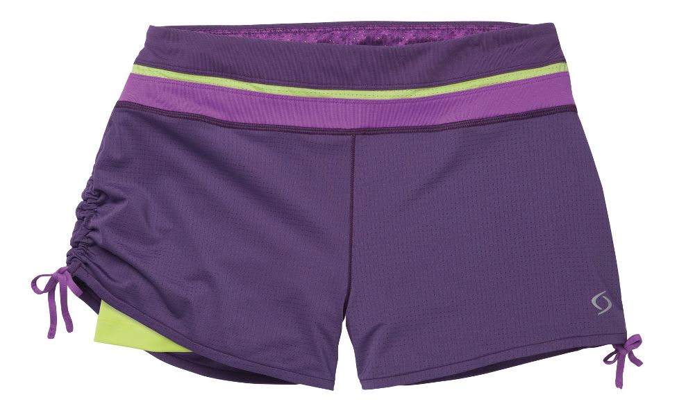 Womens Moving Comfort Flow Mesh 2-in-1 Shorts