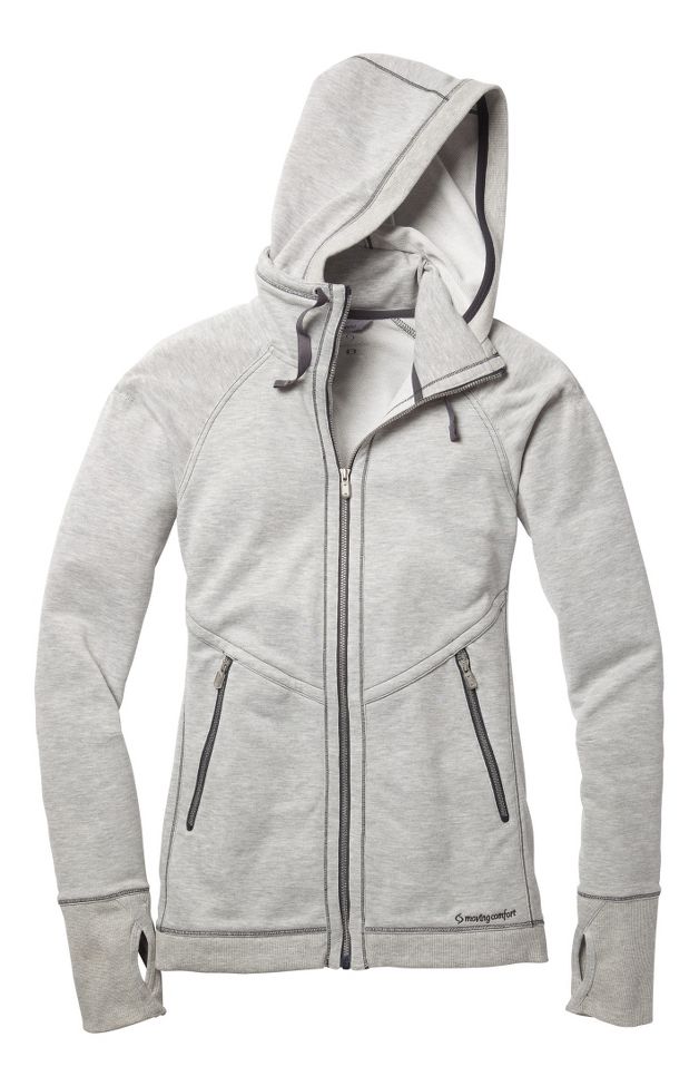 Womens Moving Comfort Urban Gym Full Zip Warm-Up Hooded Jackets