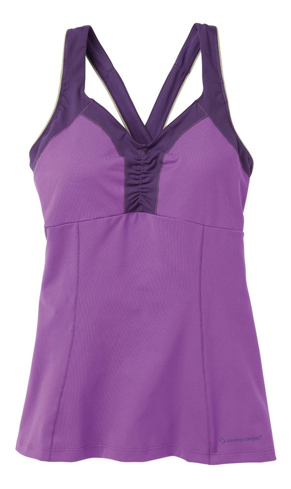 Womens Moving Comfort Flow Crossback Tank A/B Sport Top Bras