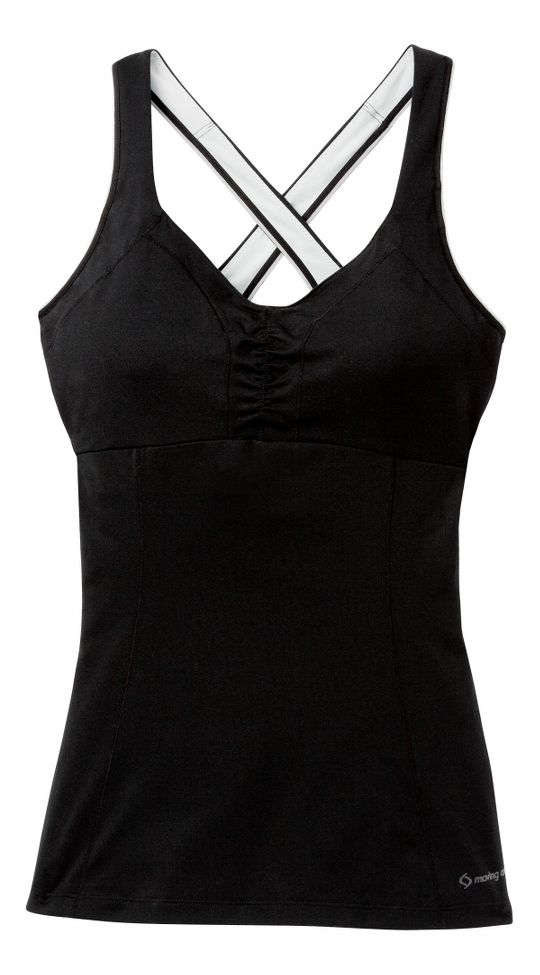 Womens Moving Comfort Flow Crossback Tank C/D Sport Top Bras