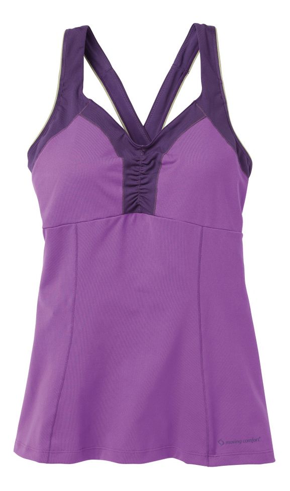 Womens Moving Comfort Flow Crossback Tank C/D Sport Top Bras
