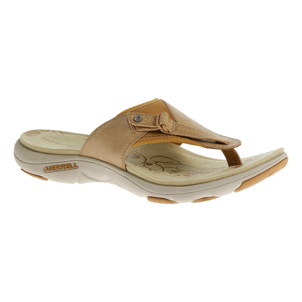 ladies leather flip flops sandals