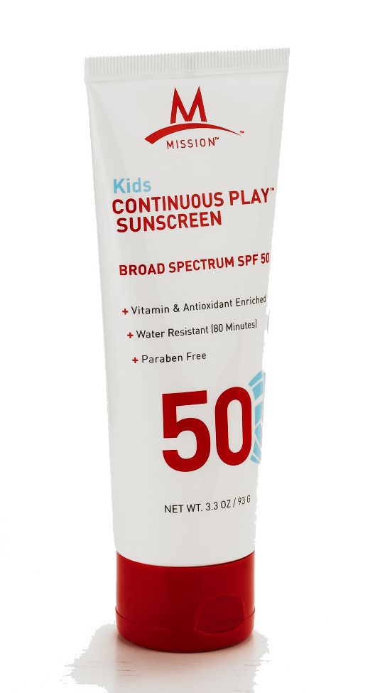 Kids Mission Continuous Play Sunscreen SPF 50 Skin Care