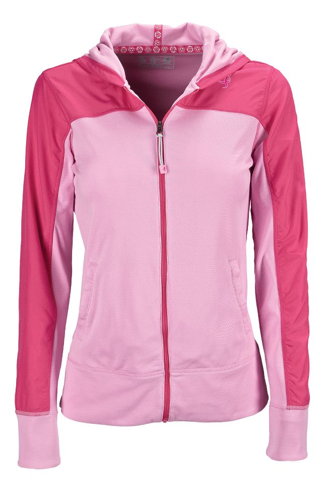Womens New Balance LU Stride Warm-Up Hooded Jackets