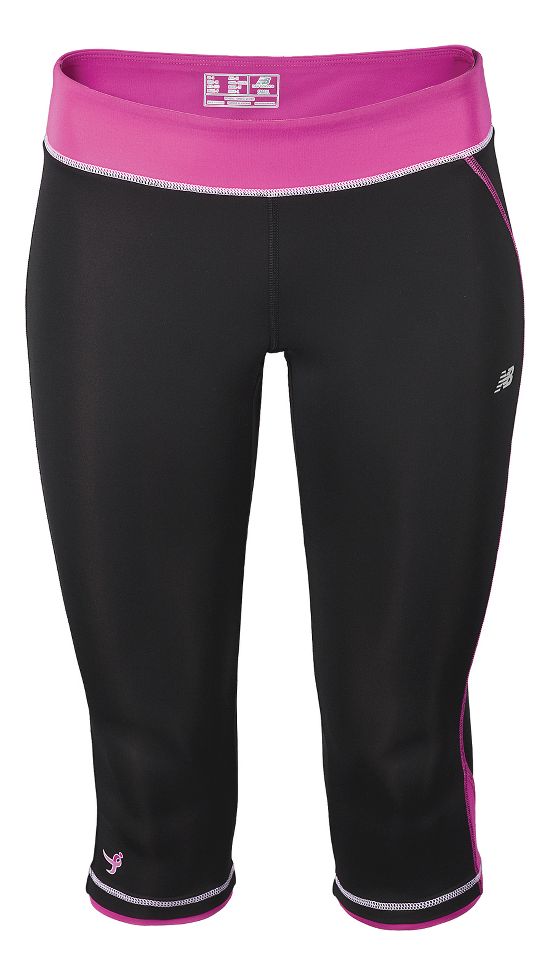 Womens New Balance Komen Capri Tights