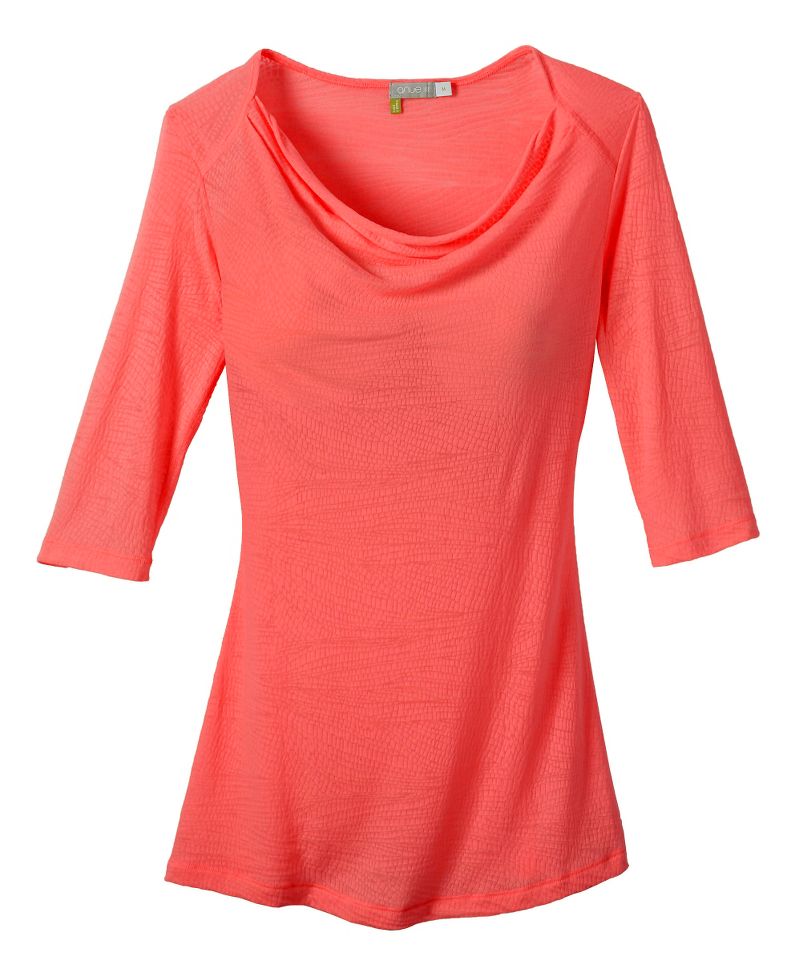 Womens New Balance Chai 3/4 Sleeve Top Long Sleeve No Zip Technical Tops