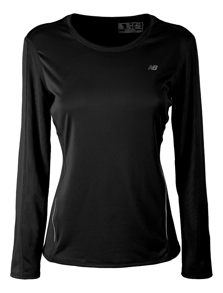 Womens New Balance Tempo Long Sleeve 2.0 No Zip Technical Tops