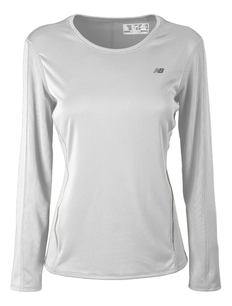 Womens New Balance Tempo Long Sleeve 2.0 No Zip Technical Tops