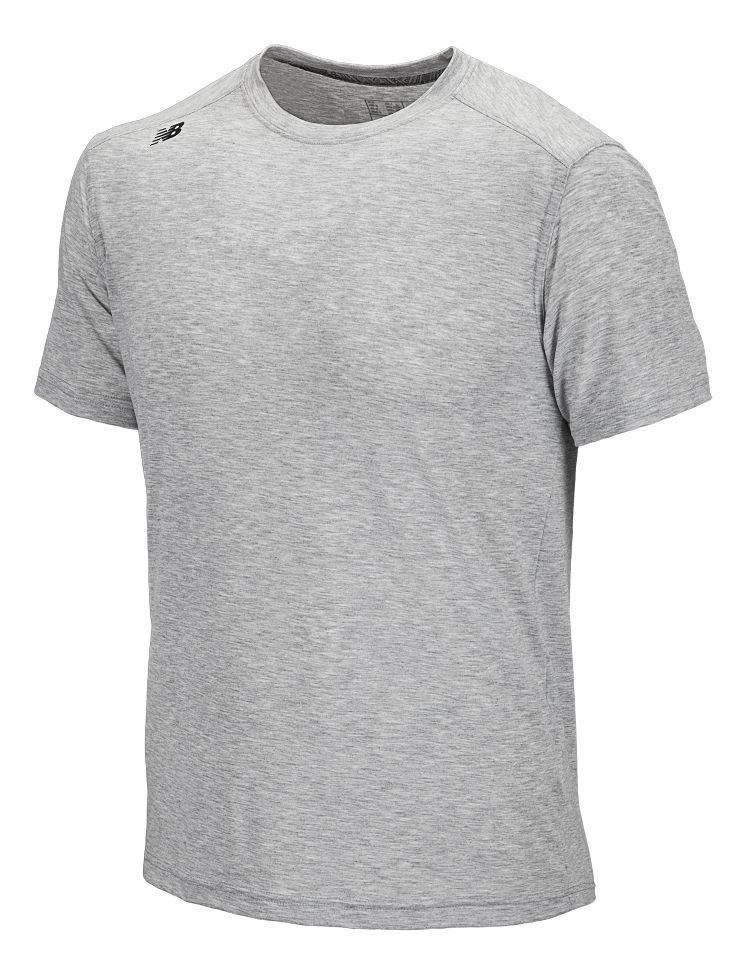 Mens New Balance Sure Thing Tee Short Sleeve Technical Tops