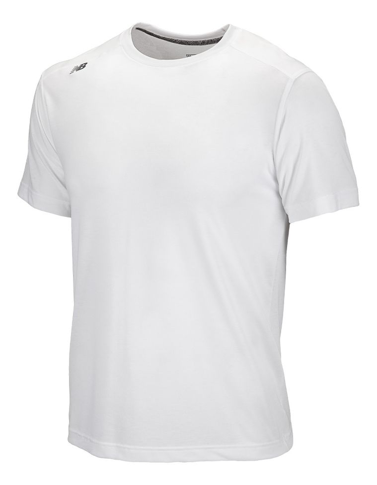 Mens New Balance Sure Thing Tee Short Sleeve Technical Tops