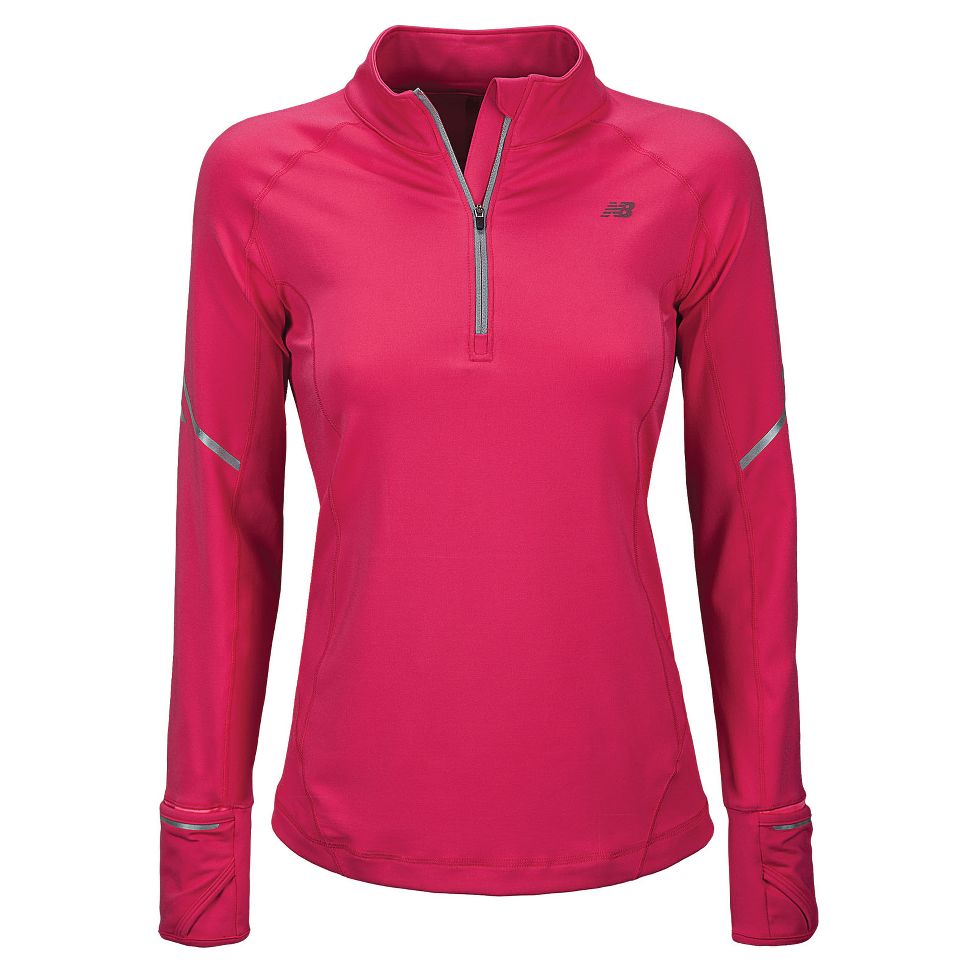 Womens New Balance NBX Long Sleeve 1/2 Zip Technical Tops